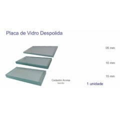 PLACA DE VIDRO 10MM DESPOLIDA